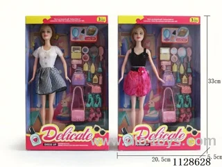 11.5″ Barbie, Decorations Theme Set (2 Mixed)