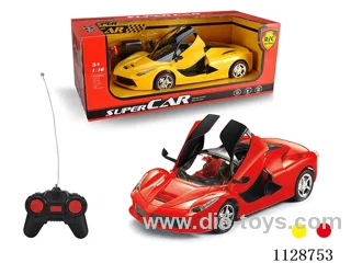 1:16 FERRARI 5-WAY AUTOMATIC OPEN DOOR REMOTE CONTROL CAR. Without battery