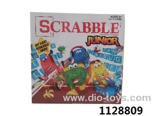 BOARD GAME ENGLISH SCRABBLE JUNIOR SCRAB SCRAB in color box