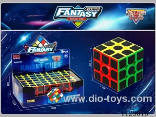Rubik's Cube Carbon Fibre 6pcs Heat Shrinkable Display Case
