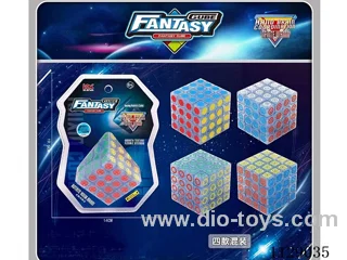 6.2CM Fourth Order Transparent Rubik's Cube