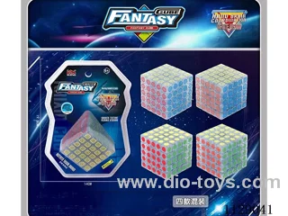 6.2CM Fifth Order Transparent Rubik's Cube