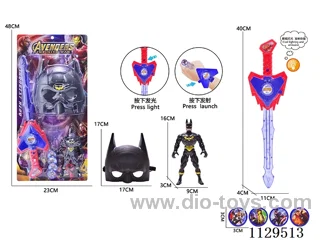 Batman + Flash Launcher Sword + Mask