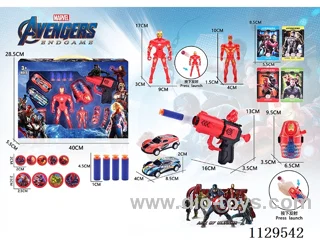 Iron Man Launch Set + Vehicle + Cards