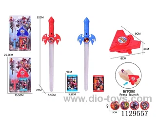 Flash Sword + Launcher + Cards