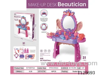 Deluxe dressing table/with light and music,2 models mixed/31PCS