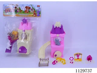 Kitten Slide Castle Training Set (2 colours kitten mix)