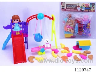 Girl's Pet Dog Paradise + 20PCS Food (2 Girls Mix)