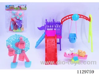 2 Kittens Ferris Wheel Swing Slide Set