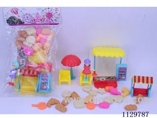 Little Girl Gourmet Stall Set (20PCS Snacks)