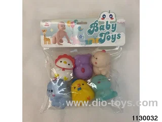 Vinyl toy with BB whistle