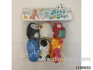 Vinyl toy with BB whistle