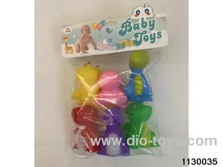 Vinyl toy with BB whistle