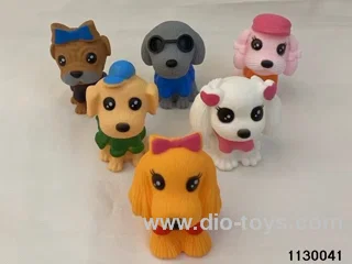 Vinyl toy with BB whistle