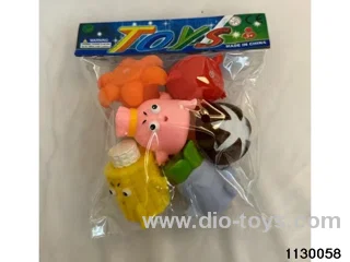 Vinyl toy with BB whistle