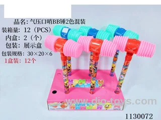 Pneumatic Whistle BB Hammer 2 colours mix/12pcs