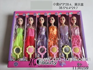 11 inch dolls six mixed 12PCS