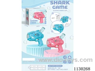12 Holes Shark Electric Bubble Gun Battery Version