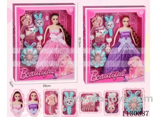 11.5 inch solid Barbie set 2 models