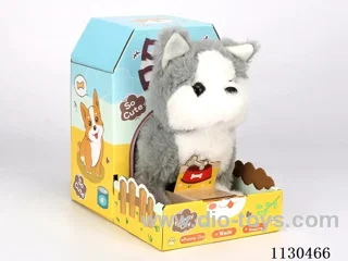 Adorable family Colourful house (Husky)