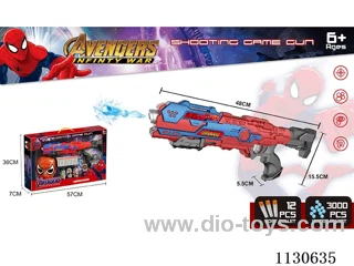 (Spider-Man) Softball. Water ammo dual purpose gun