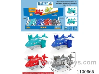 Dual inertia 2-axis aerobatic shark aircraft (with lights) 8 pcs.