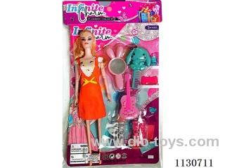 11" Nine Jointed Solid Doll