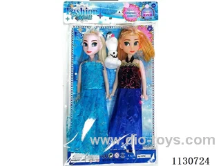 Two 11" Snow and Ice Dolls