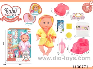 12inch doll with 10 IC included battery