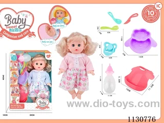 14inch doll with 10 IC included battery