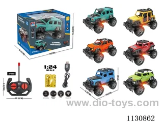 1:24 4-way lighted buggy pack 3*1.2V rechargeable battery 6 mixes