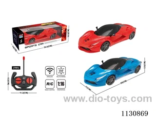 1:16 Four-way light Ferrari sports car 2 colours mixing