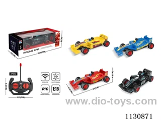 1:18 Four Way Equation Car 4 Colours Mixed Pack