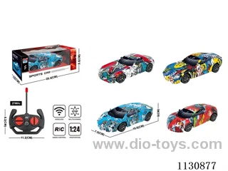 1:24 QRT RC Graffiti RC Car 4 models mixing