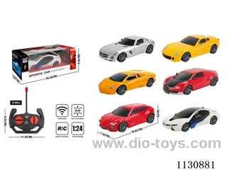 1:24 RC car with lights 6 mixes