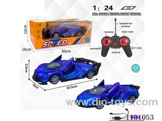 1:24 27MHZ 5ch rc car with light included battery