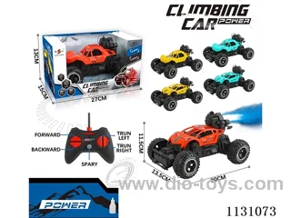 27MHZ rc car with spray not included battery(2 models in 3 colours each)