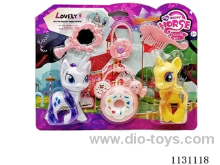 Large Pony Polo + Alarm Clock + Mirror + Comb + Bag