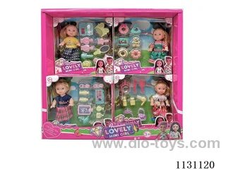 Little Kylie doll+accessories Display box 8 small box set