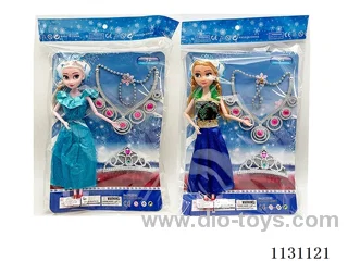 11.5 inch 9 joints Ice Princess + Crown + Necklace