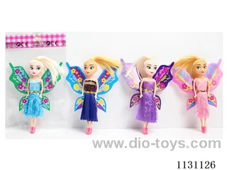 7 inch 16 cm 5 joints Ice Doll + Shoes + Butterfly Wings Multi Mixed Pack