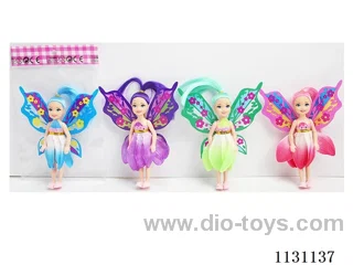 5.5″ 14cm 5 joints Flower Fairy Barbie + Shoes + Wings Multi Mixed Pack