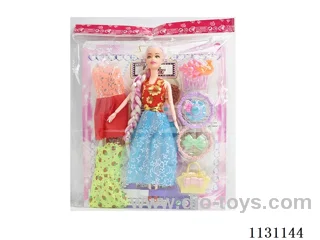 11.5 inch 28 cm 9 joints long whip Barbie + clothes + accessories Many mixes