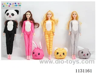 11.5" 30cm 11 joints Animal Barbie Mixed Bag