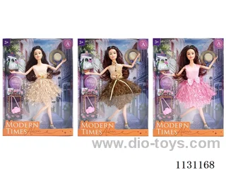 11.5″29cm 11 joints Barbie + accessories (Multi-mixed)