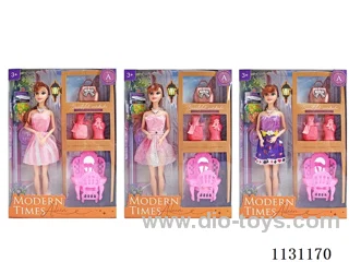 11.5" 29cm 9 joints Barbie + Accessories (Various Mixed)