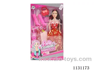 11″28cm 5 joints Barbie+Clothes+Shoes&Bags(Mixed bag)