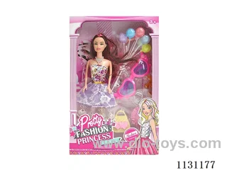 11" 28cm 5 joints Barbie + accessories (various mix)