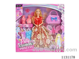 11 inch 28cm 9 joints Barbie + clothes + accessories (various mix)