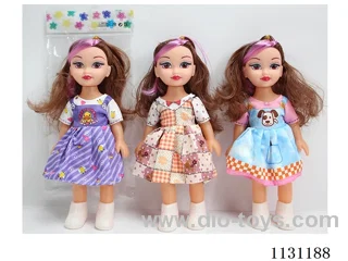 10" 27cm 5 jointed dolls, 3 packs
